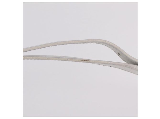 Edge Céline CELINE Circle Shoulder Bag Leather White Silver - view 13