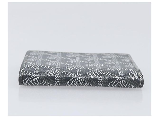 Tarjetero Goyard Herringbone Malesherbes PVC Gray - vista 6