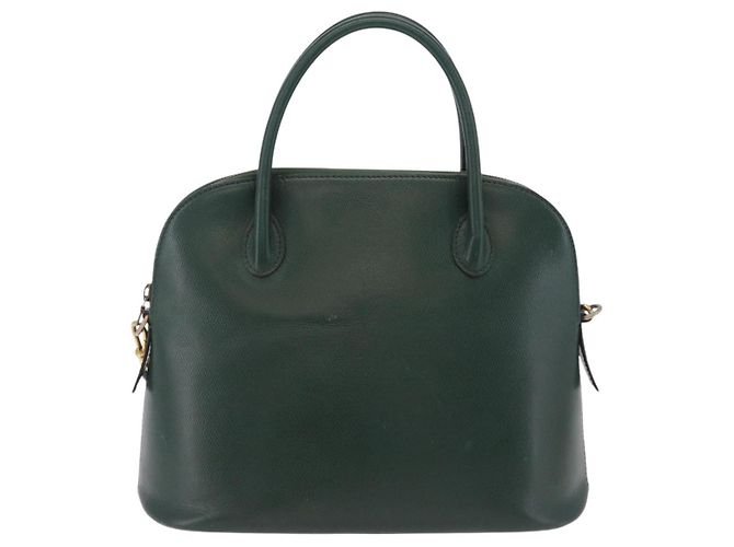 Céline Bolso de mano CELINE de cuero 2way Verde Oro - vista 2