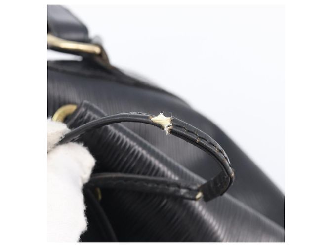 LOUIS VUITTON Epi Petit Noe Schultertasche Schwarz M44102 LV - Ansicht 8
