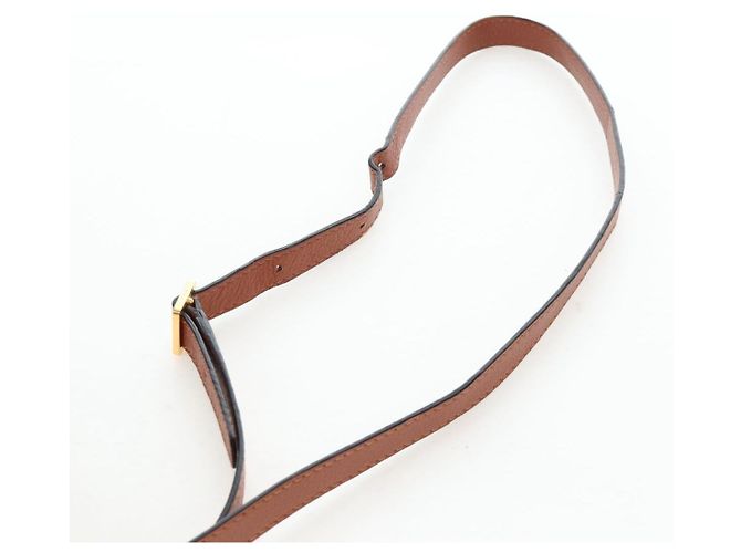 Marcie Chloé Borsa a tracolla Chloe in pelle marrone e oro - vista 11