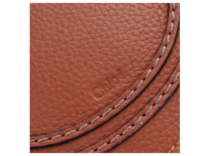 Marcie Chloé Borsa a tracolla Chloe in pelle marrone e oro - vista 17