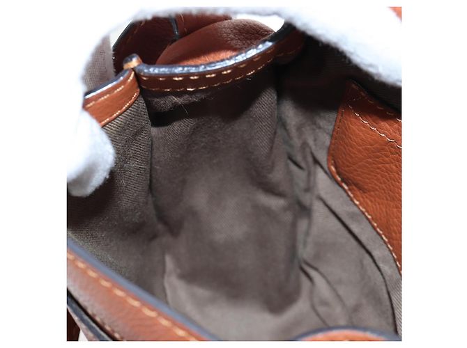 Marcie Chloé Borsa a tracolla Chloe in pelle marrone e oro - vista 24
