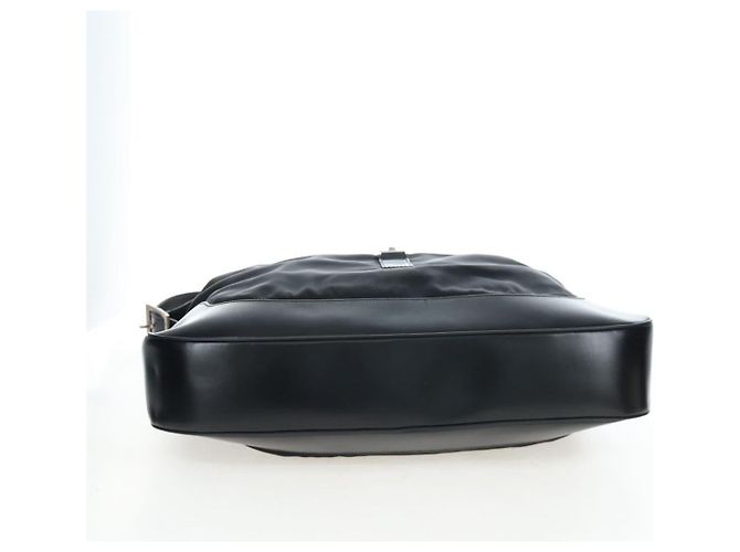 GUCCI Jackie Schultertasche Nylon Schwarz Silber 019 0337 - Ansicht 10
