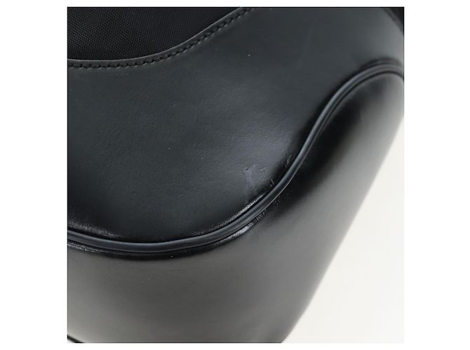 GUCCI Jackie Schultertasche Nylon Schwarz Silber 019 0337 - Ansicht 12