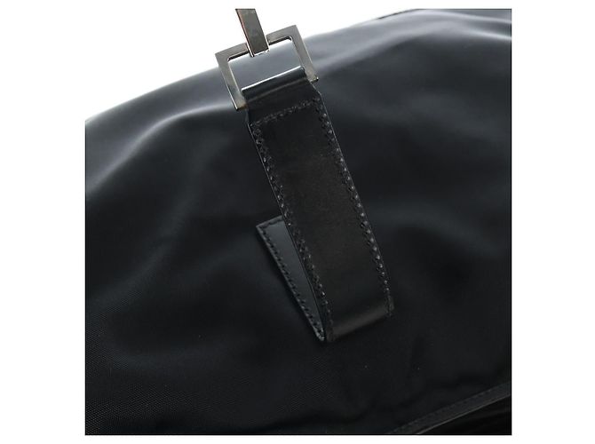 GUCCI Jackie Schultertasche Nylon Schwarz Silber 019 0337 - Ansicht 16
