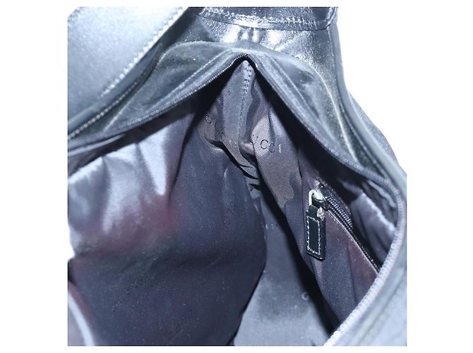 GUCCI Jackie Schultertasche Nylon Schwarz Silber 019 0337 - Ansicht 20