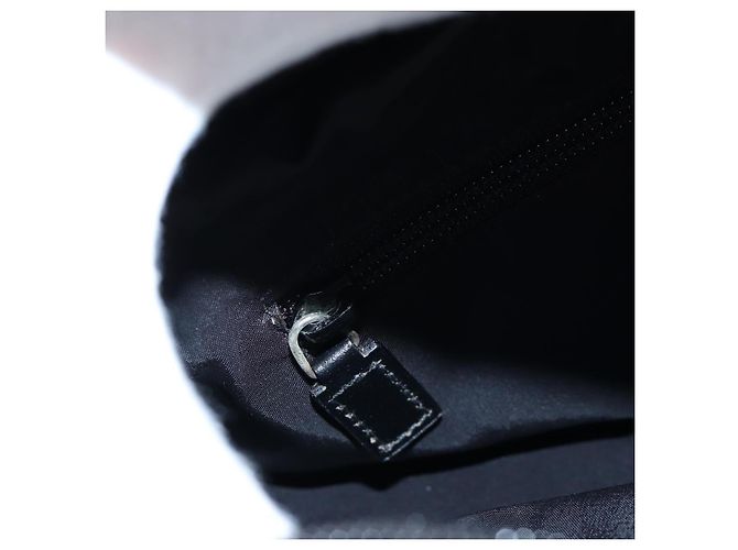 GUCCI Jackie Schultertasche Nylon Schwarz Silber 019 0337 - Ansicht 22