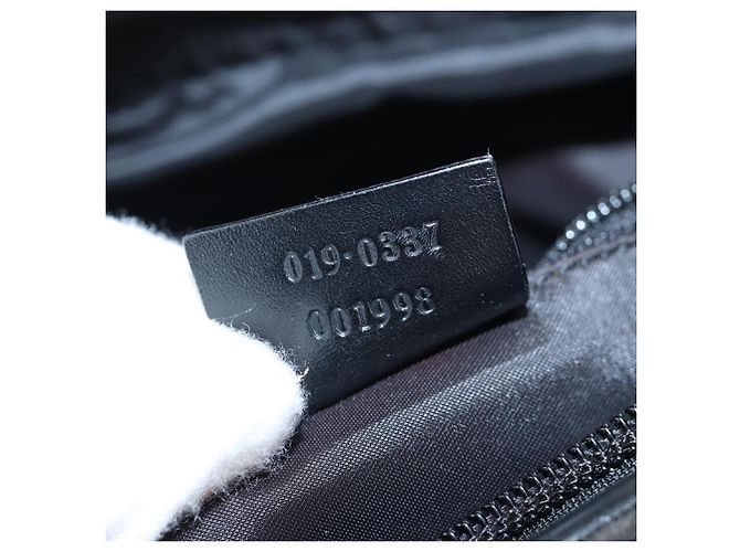 GUCCI Jackie Schultertasche Nylon Schwarz Silber 019 0337 - Ansicht 24