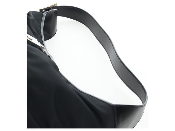 GUCCI Jackie Schultertasche Nylon Schwarz Silber 019 0337 - Ansicht 9