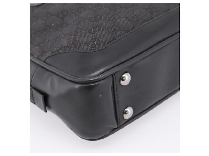Borsa Tote GUCCI GG Supreme Nero Argento 101666 - vista 17