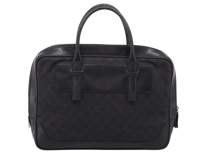 Borsa Tote GUCCI GG Supreme Nero Argento 101666 - vista 2