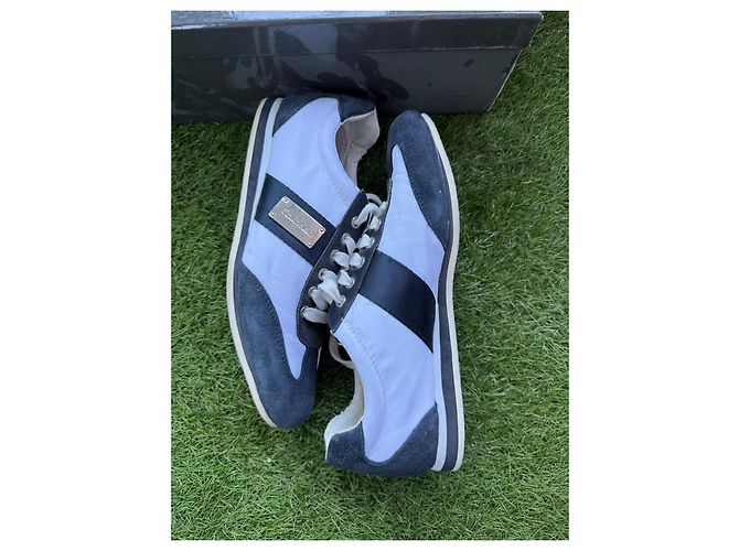 Sneakers Calvin Klein Gary Basse Blu Navy e Bianco - vista 10