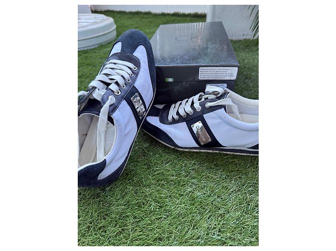 Sneakers Calvin Klein Gary Basse Blu Navy e Bianco - vista 4