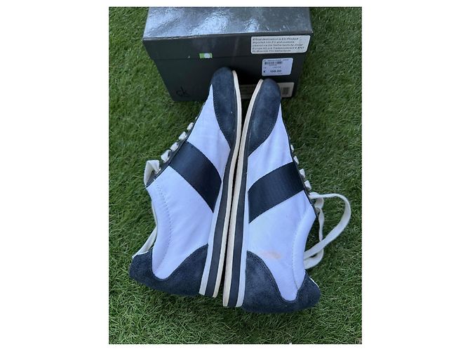 Sneakers Calvin Klein Gary Basse Blu Navy e Bianco - vista 5