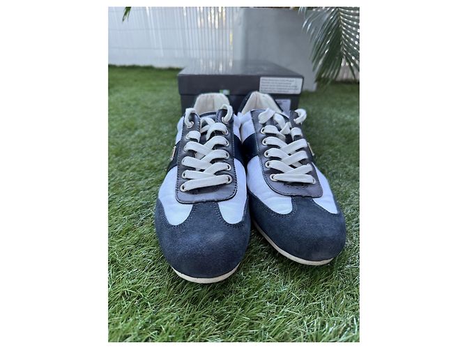 Sneakers Calvin Klein Gary Basse Blu Navy e Bianco - vista 8