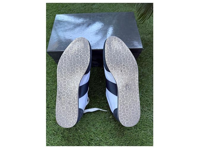 Sneakers Calvin Klein Gary Basse Blu Navy e Bianco - vista 9