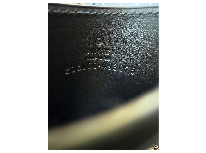 Portacarte Gucci GG Supreme Beige e Blu Navy - vista 4
