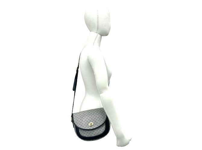 Gucci Vintage Micro GG Pattern Leather Shoulder Bag - view 2
