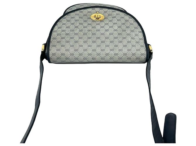 Gucci Vintage Micro GG Pattern Leather Shoulder Bag - view 4