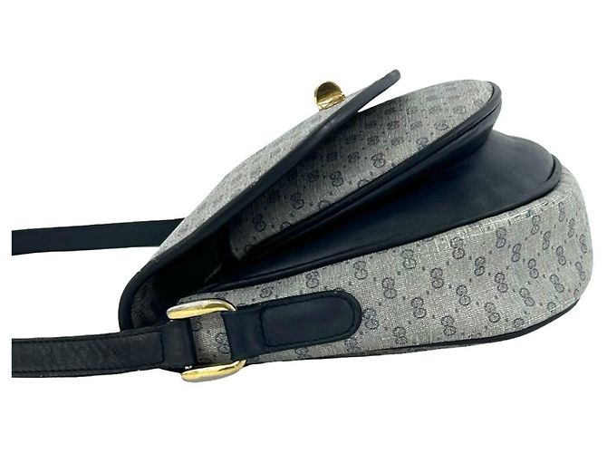 Gucci Vintage Micro GG Pattern Leather Shoulder Bag - view 5