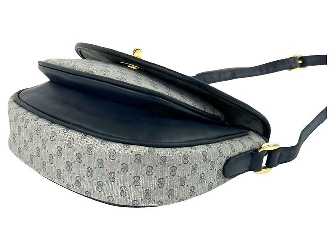 Gucci Vintage Micro GG Pattern Leather Shoulder Bag - view 8