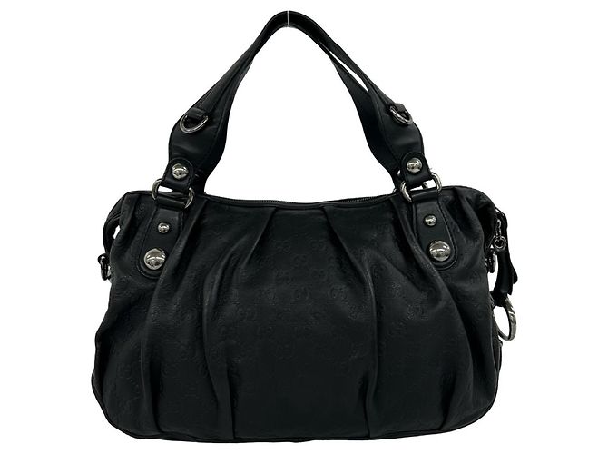 Borsa a tracolla 2-Way in pelle Gucci Guccissima con motivo GG - vista 3