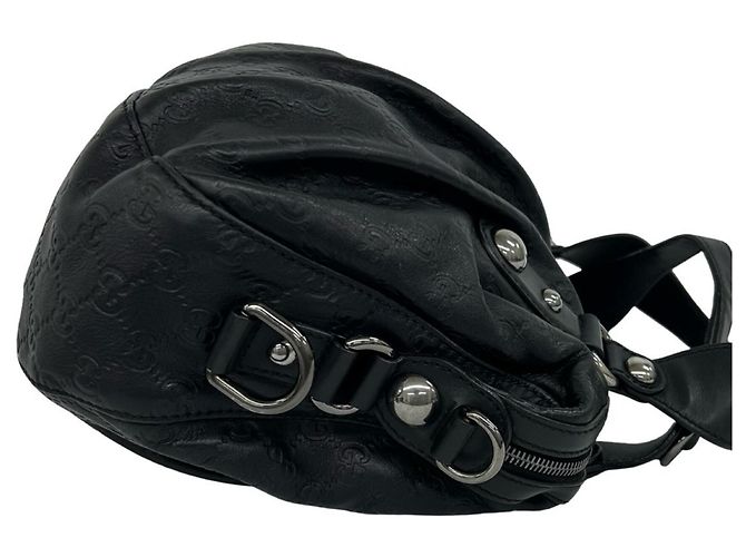 Borsa a tracolla 2-Way in pelle Gucci Guccissima con motivo GG - vista 6