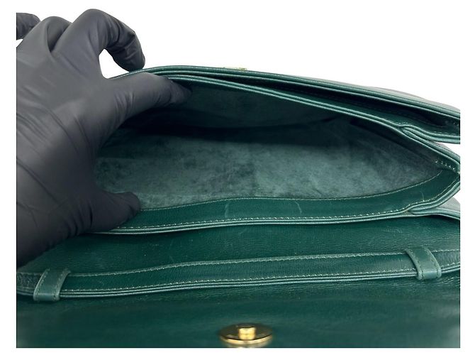 GUCCI Vintage Leder-Schultertasche - Ansicht 9