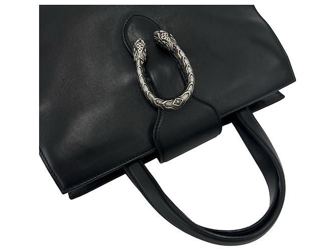 Bolso Gucci Dionysus de piel de becerro negra - vista 4