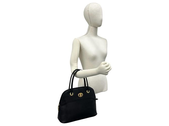 Burberry Vintage Logo Hardware Nova Check Ledertasche Tote - Ansicht 2