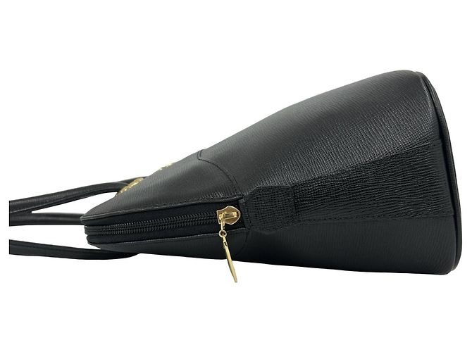 Burberry Vintage Logo Hardware Nova Check Ledertasche Tote - Ansicht 5