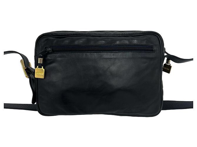 Loewe Vintage Anagram Logo Schultertasche aus Leder - Ansicht 3