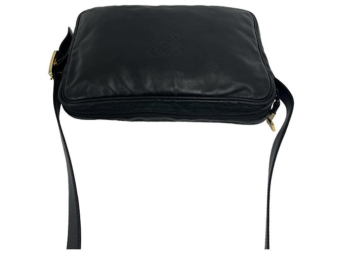 Loewe Vintage Anagram Logo Schultertasche aus Leder - Ansicht 4