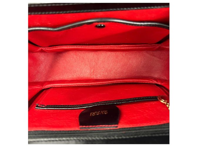 GUCCI Vintage Bamboo Leder 2-Way Schultertasche - Ansicht 9