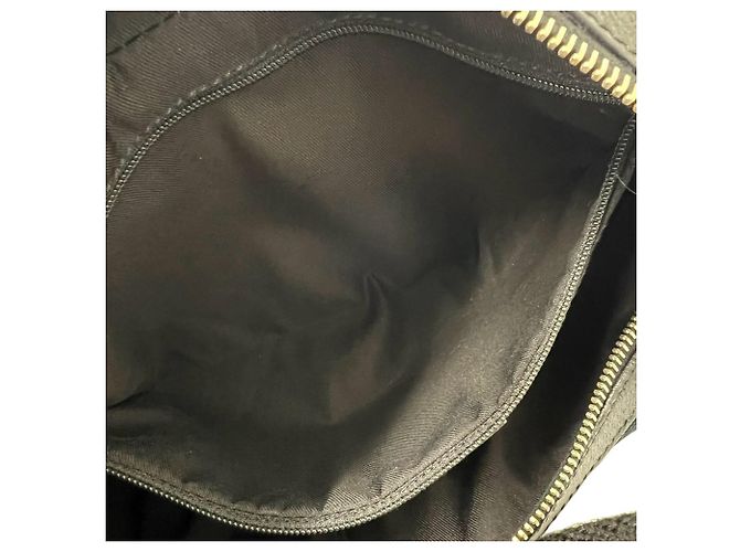 Gucci GG Logo gemusterte Canvas-Leder-Schultertasche - Ansicht 10