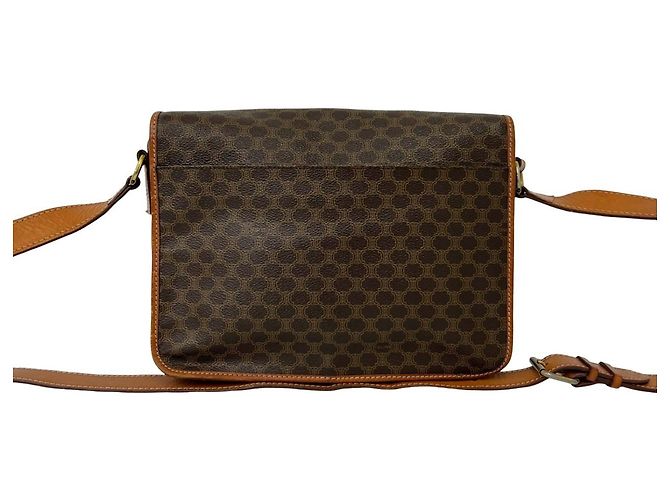 Céline Celine Macadam Blazon gemusterte Schultertasche/Pouch aus Leder - Ansicht 3