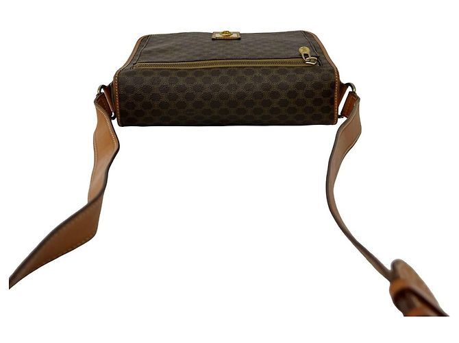 Céline Celine Macadam Blazon gemusterte Schultertasche/Pouch aus Leder - Ansicht 4