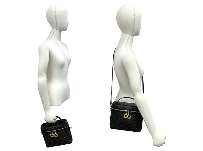 Edge Céline CELINE Macadam Blazon Patterned Leather 2-Way Shoulder Bag - view 2