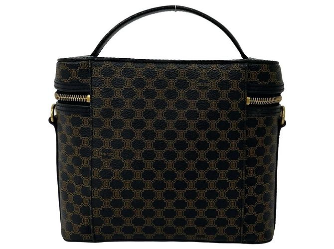 Edge Céline CELINE Macadam Blazon Patterned Leather 2-Way Shoulder Bag - view 3