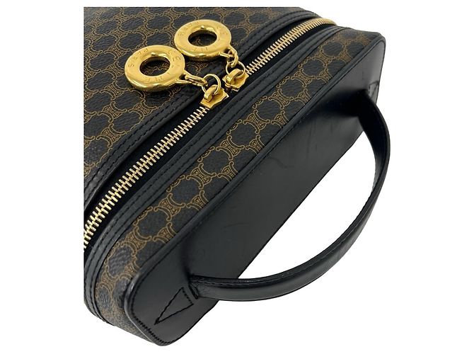 Edge Céline CELINE Macadam Blazon Patterned Leather 2-Way Shoulder Bag - view 4