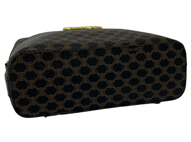 Edge Céline CELINE Macadam Blazon Patterned Leather 2-Way Shoulder Bag - view 7