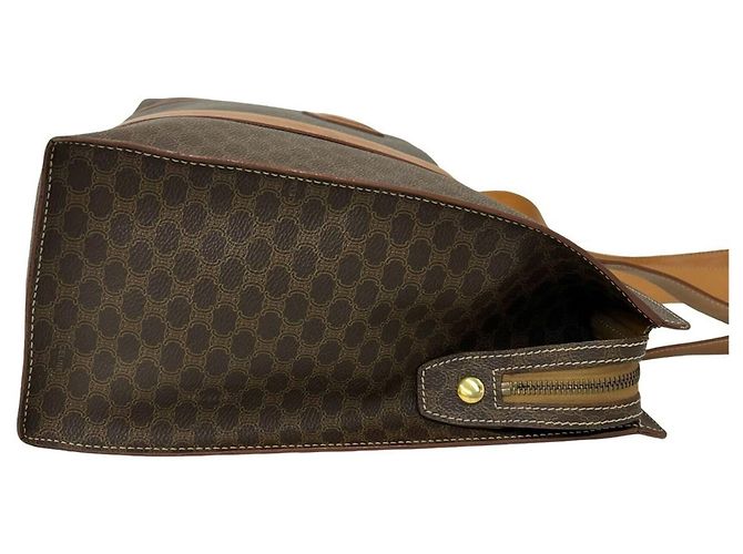 Céline Bolso Tote de cuero Celine Macadam con estampado Blazon - vista 6