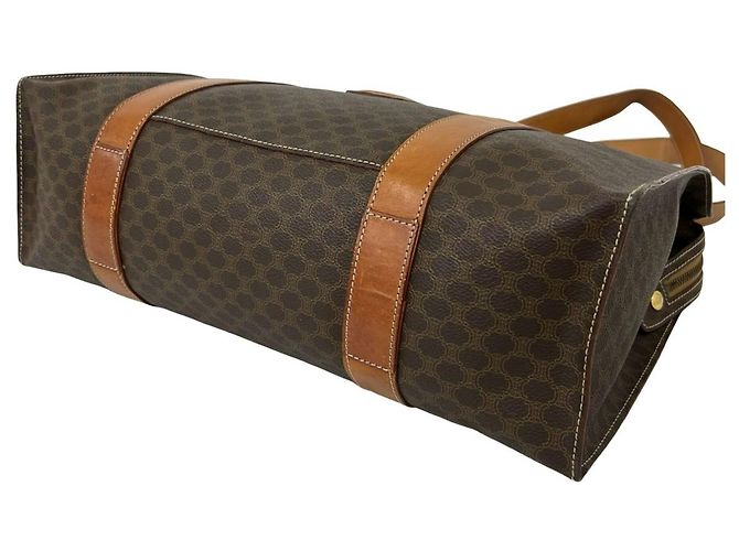 Céline Bolso Tote de cuero Celine Macadam con estampado Blazon - vista 8