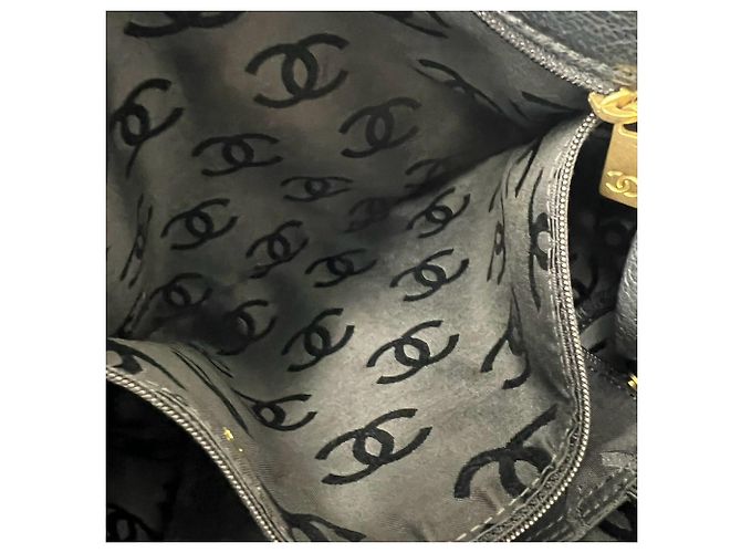 Borsa Tote in pelle Chanel Wild Stitch Coco Mark - vista 10