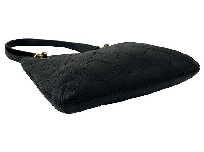 Borsa Tote in pelle Chanel Wild Stitch Coco Mark - vista 7