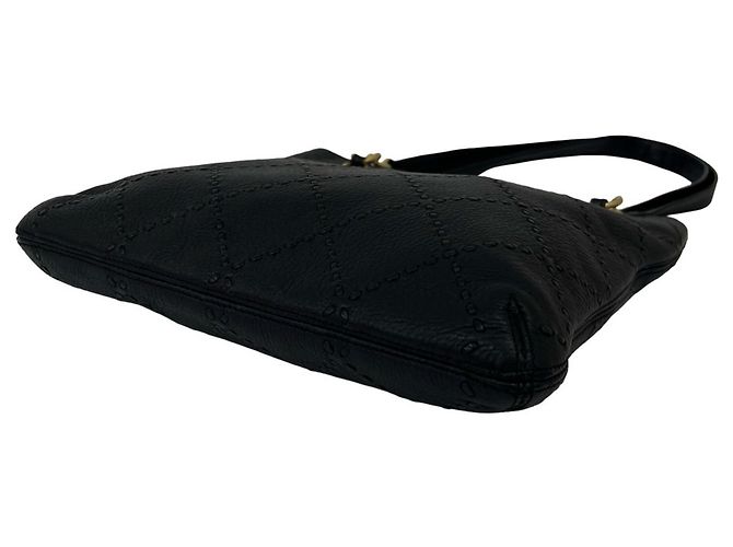 Borsa Tote in pelle Chanel Wild Stitch Coco Mark - vista 8