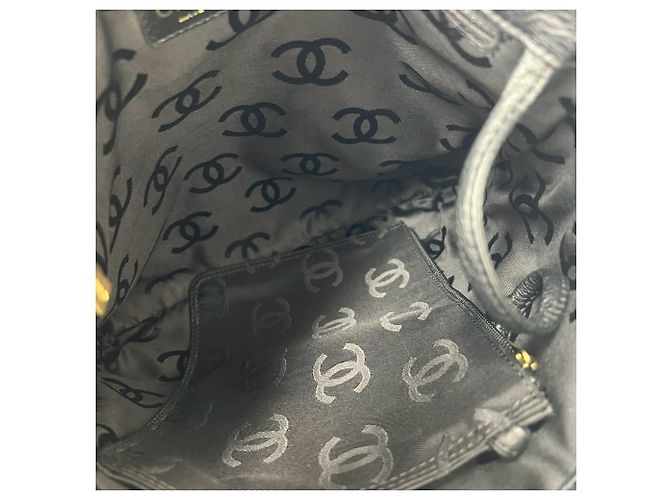 Borsa Tote in pelle Chanel Wild Stitch Coco Mark - vista 9