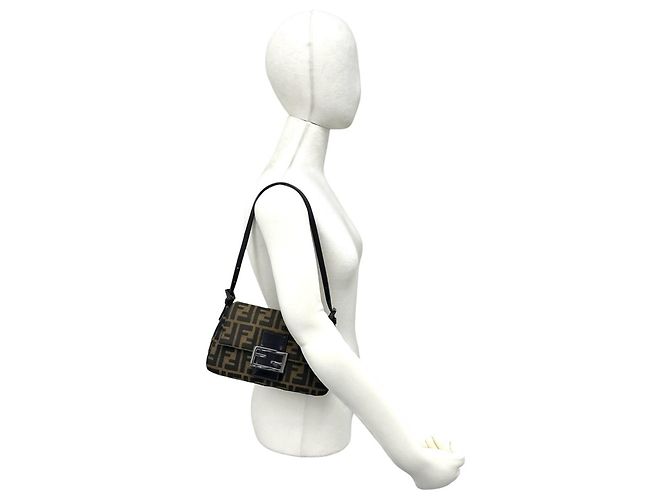 Fendi Vintage Handtasche mit Zucca-Muster - Ansicht 2