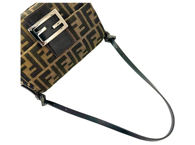 Fendi Vintage Handtasche mit Zucca-Muster - Ansicht 4
